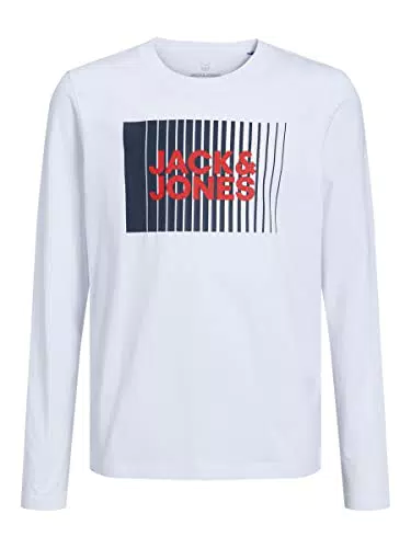 JACK & JONES Jjecorp Logo Tee Play LS O-Neck Junior T-Shirt