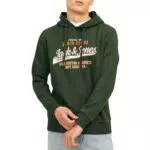 JACK & JONES Male Kapuzenpullover Logo Kapuzenpullover