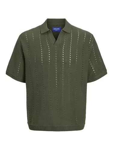 JACK & JONES Poloshirt für Herren, einfarbig, hochwertiges Design