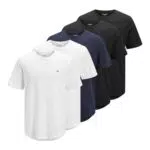 JACK & JONES Herren T-Shirt - Unifarben Basics für jeden Anlass