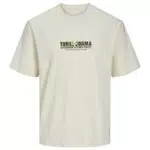JACK & JONES Herren T-Shirt mit Rundhalsausschnitt und Druckdesign