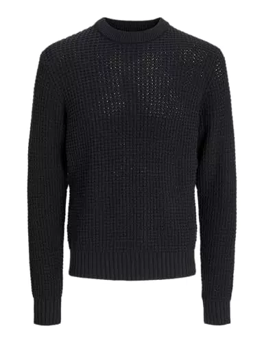 JCOZION Strickpullover mit Rundhalsausschnitt für Herren