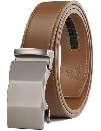 JUKMO Herren Ledergürtel mit Automatikschließe, 35mm Breit, Modell M-91