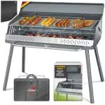 KESSER Klappgrill Camping Grill mit Gestell aus pulverbeschichtetem Stahl