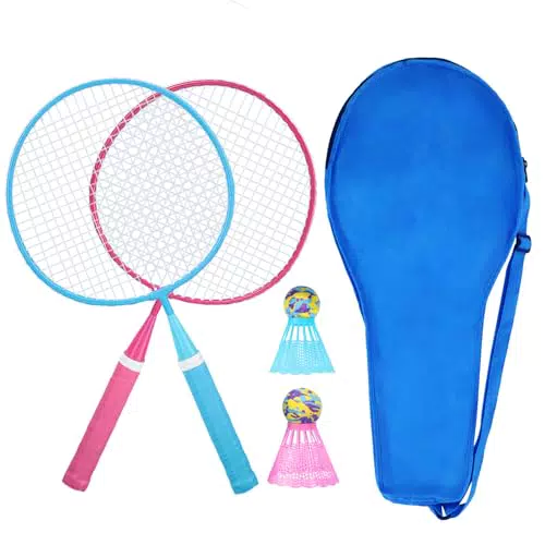 KH Federball Set – Leichte Badminton Schläger für Erwachsene und Kinder
