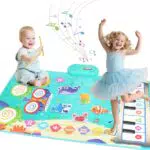 Kidmance Musikmatte für Babys mit Klavier, Trommel und Meeres-Tieren