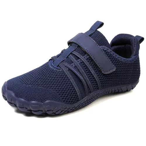 KINDER Barfußschuhe Minimalistische Sneaker mit breiter Zehenbox und Zero-Drop-Design