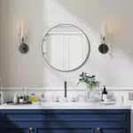 Koonmi Wandspiegel mit Aluminiumrahmen – Dekoration für Badezimmer und Wohnzimmer