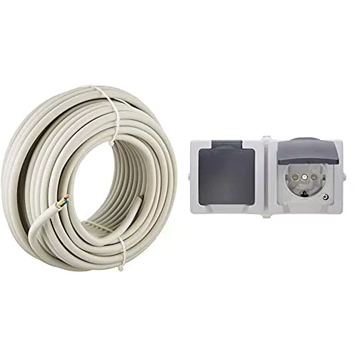 Kopp 150825001 Mantel-Leitung NYM-J, 3 x 1.5 mm, 25 m