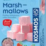 Kosmos Marshmallows selber machen – Erdbeergeschmack, veganes Experiment für Kinder