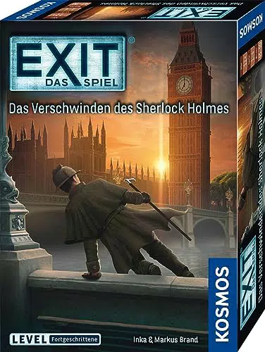 Kosmos EXIT - Das Verschwinden des Sherlock Holmes, Escape Room Spiel für 1-4 Spieler