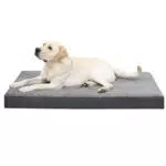 KSIIA Orthopädisches Hundebett für große Hunde, abnehmbarer Bezug, waschbar
