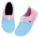 Kyopp Hausschuhe Kinder Jungen Slipper Rutschfest Klettverschluss Barfussschuhe