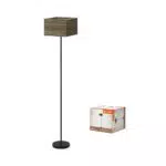 LEDVANCE Standleuchte Decor Cardboard Square, nachhaltige Wellpappenleuchte