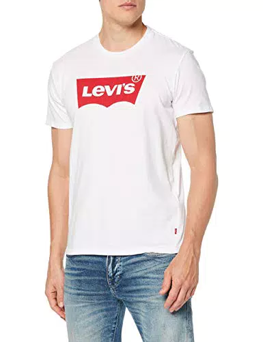 Levi's Herren Batwing Logo Graphic T-Shirt im Set-In Neck Design