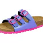 Lico Unisex Kinder BIOLINE KIDS Pantoletten, Lemon/ Blau