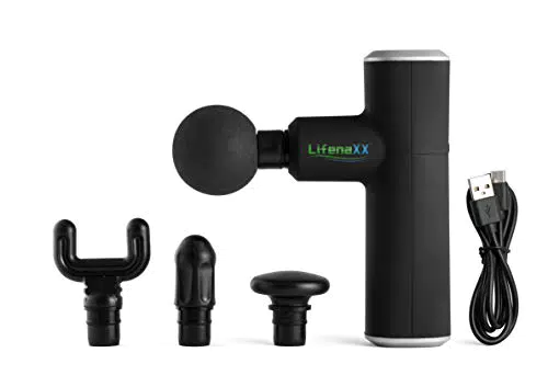 Lifenaxx Mini Massagegerät LX-025 – Kabellose Massagepistole für Fitness und Sport