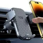 LISEN Handyhalterung Auto für iPhone und Galaxy – 360° drehbar und sicherer Halt