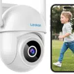 Little elf Überwachungskamera Innen, WLAN IP Kamera Indoor WiFi Camera für Haustier