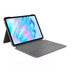 Logitech Combo Touch Tastatur-Case für iPad Air 11 Zoll – Abnehmbare Tastatur mit Beleuchtung