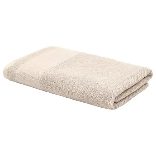 Wolfgang Joop Duschtuch – 100% Baumwolle Luxus Handtuch mit Aufhänger und Logostick