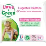 Love & Green Ökologische Toilettentücher – Zertifiziert von ECOCERT und FSC