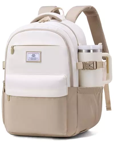 LOVEVOOK Rucksack Damen für 15,6 Zoll Laptop – Wasserdichter Schul- und Arbeitsrucksack