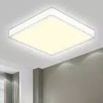 LQWELL® LED Deckenleuchte IP44 - Moderne Flächenlampe für Badezimmer und Wohnzimmer