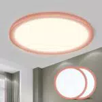 LQWELL® LED Deckenleuchte IP44 Wasserfest Rund 18W 4000K Modern für Wohnzimmer Badezimmer Küche