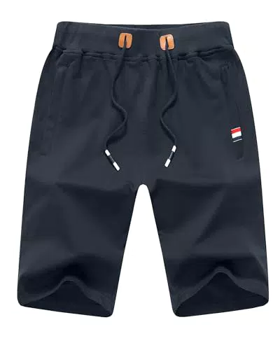 LVCBL Herren Sport Shorts Klassisch mit Taschen für den Sommer