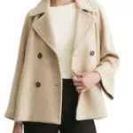 Marc O'Polo Damen Cabanjacke mit Reverskragen elegant
