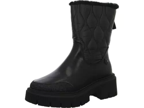 Marco Tozzi Damen Stiefeletten ohne Absatz mit Plateau und Reißverschluss