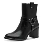 Marco Tozzi Damen Stiefeletten mit Blockabsatz und Reißverschluss