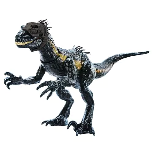 Mattel Jurassic World Track 'N Attack Indoraptor - Hybrid-Dinosaurier für Kinder ab 4 Jahren