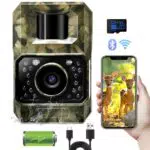 MAXDONE Wildkamera mit Bewegungsmelder, Nachtsicht, Bluetooth, WLAN, 48MP
