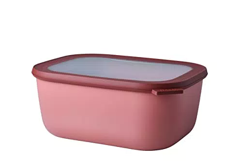 Mepal Cirqula Rectangular Multi Bowl - Luftdichte Vorratsdose für Kühlschrank und Mikrowelle