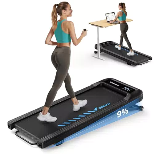 MERACH Walking Pad Laufband für Zuhause mit automatischer Steigung und APP-Control