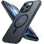 Miracase Magnetische Hülle für iPhone 16 Pro mit Magsafe und Schutzglas