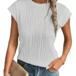 MOLERANI Damen T-Shirt Rundhals Kurzarm Casual Oberteil