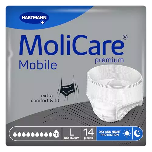 MoliCare Premium Mobile 10 Tropfen - Inkontinenzhosen für schwerste Inkontinenz