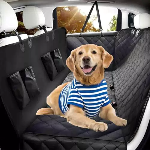 MZROT Hundedecke für Auto Rückbank, wasserdicht & kratzfest, Universalgröße