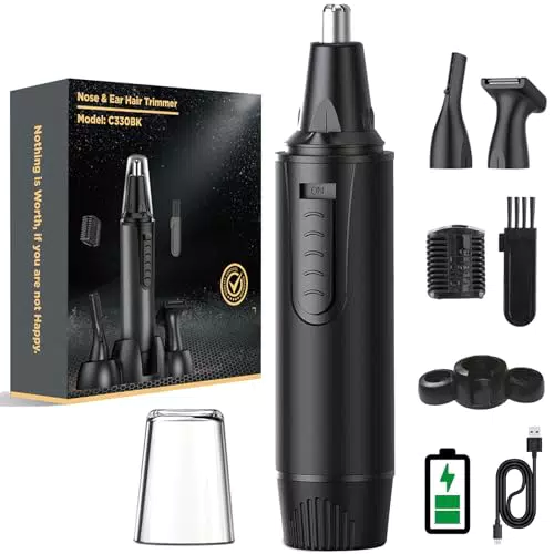 Nasenhaartrimmer von [Brandname] – Professioneller 3-in-1 Ohr- und Nasenhaarentferner