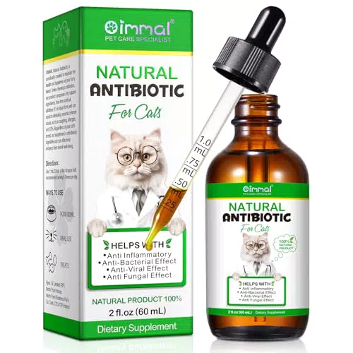 NaturVital Katzen-Antibiotika - Natürliches Immunsystem support & Allergie Linderung