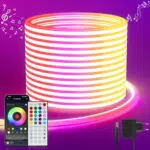 LED Strip RGB mit APP Steuerung, wasserdicht IP65, flexibel für Innen und Außen