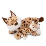 NICI Wild Friends Kuscheltier Luchs Mutter & Kind - Niedliche Plüschtiere zum Spielen