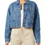 Noisy May Jeansjacke mit Knopfleiste und Klappentaschen für Damen