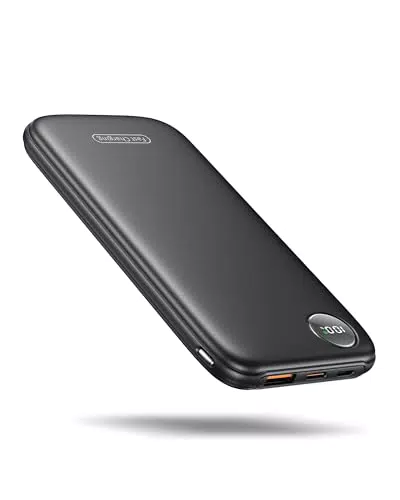 Ntaanoo Power Bank 10000mAh mit Schnellladefunktion 22,5W - Slim Portable Charger