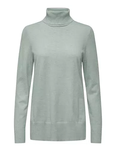 ONLIBI Longslit Rollneck Pullover für Damen