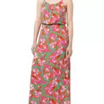 Onlnova Life Maxi Kleid VIS Strap AOP - Elegantes Design für jeden Anlass