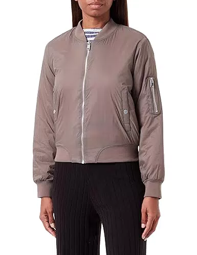 ONLY Damen ONLTHILDE Bomber CC OTW Jacke, Winter Moss/Detail:Burnt ORANGE Lining